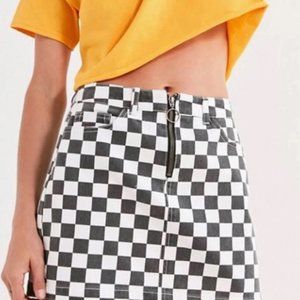 Urban Outfitters checkered skirt